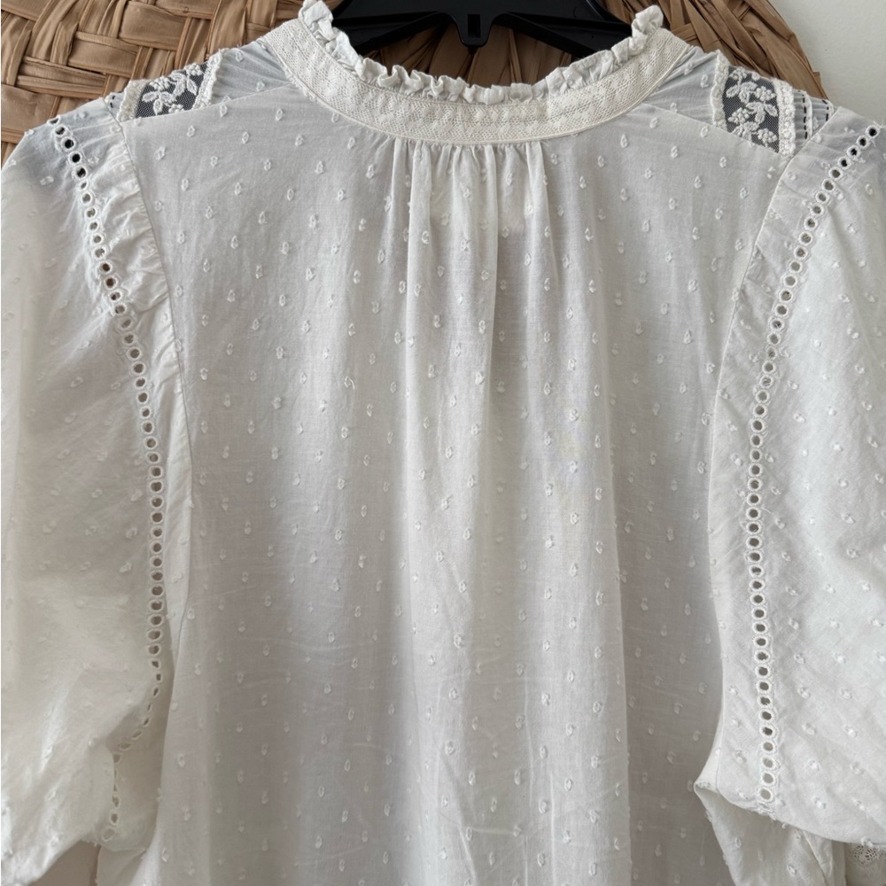 Anthropologie Vicenza Lace Babydoll Tunic - Picture 9 of 12